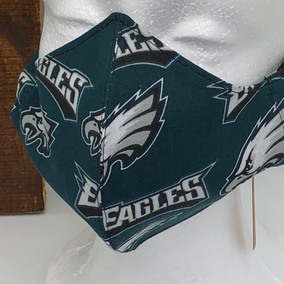 EAGLES Football 100% Cotton Face Mask~New! - Picture 10 of 13